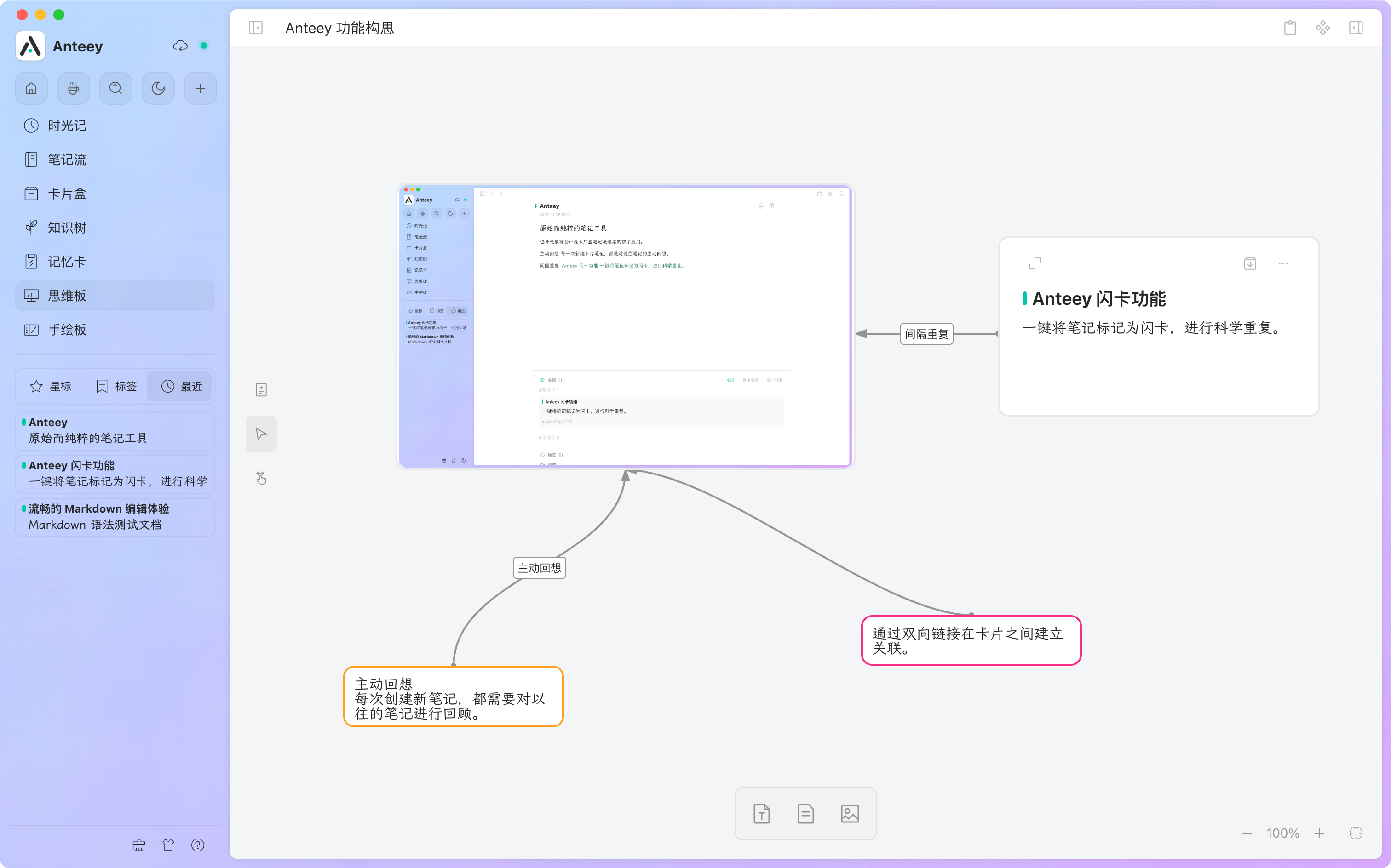 Markdown editing experience